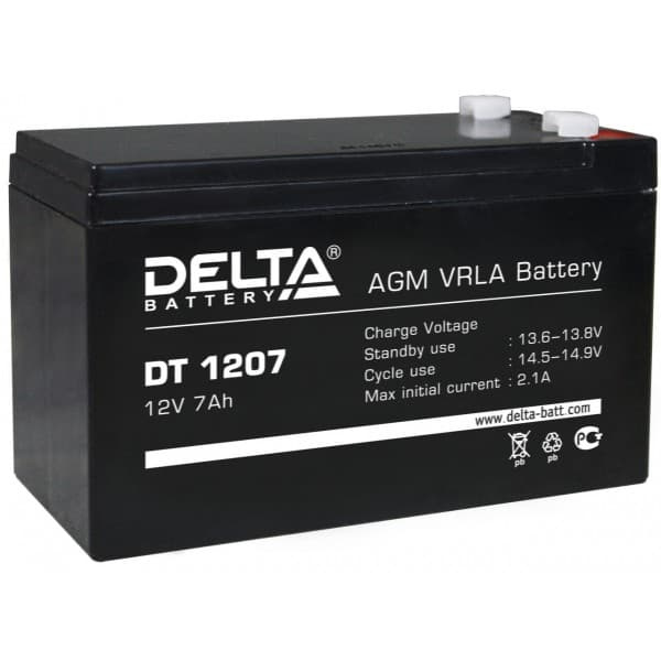 Аккумуляторная батарея Delta DT 1207