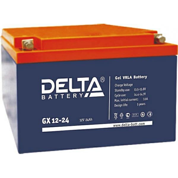 Аккумуляторная батарея Delta GX 12-24 — изображение 2