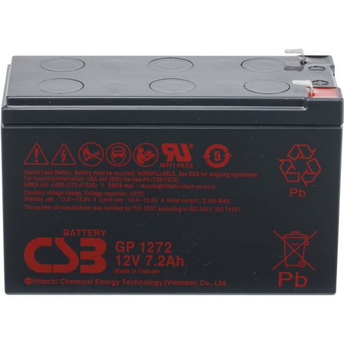 Аккумуляторная батарея CSB GP1272 F1 — изображение 2