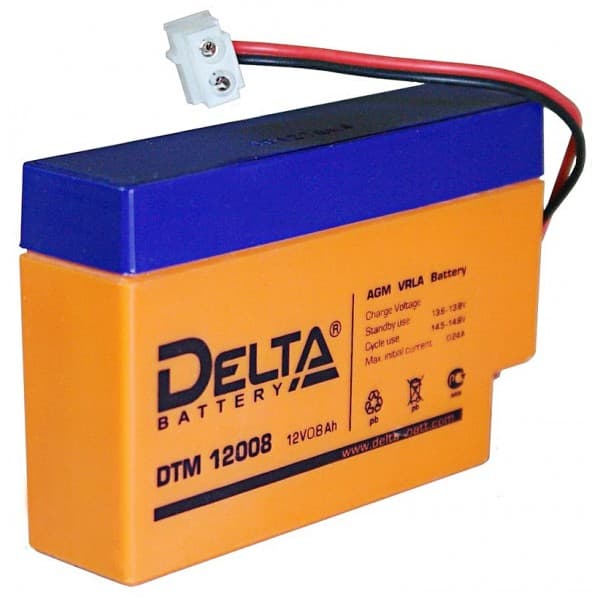 Аккумуляторная батарея Delta DTM 12008 — изображение 2