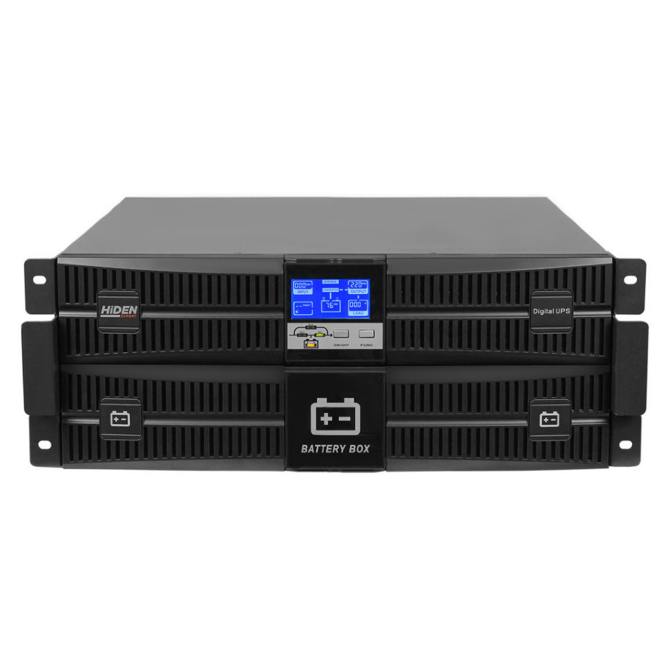 ИБП HIDEN EXPERT UDC9206S-RT (with PDU), встроенные акб в корпусе (9А/ч х 16шт),6 kVA/6 kW (PF=1)