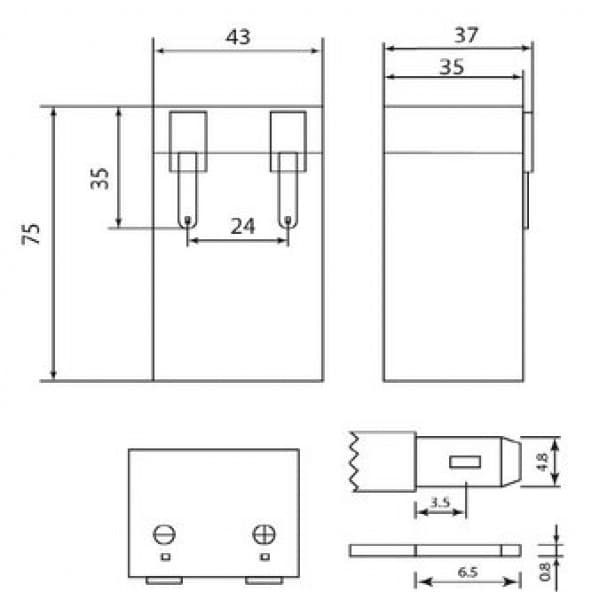 Аккумуляторная батарея Delta DT 6023 — изображение 3