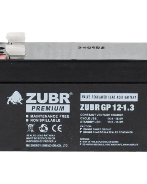 Аккумуляторная батарея для ИБП ZUBR GP12-1.3 12V1.3Ah