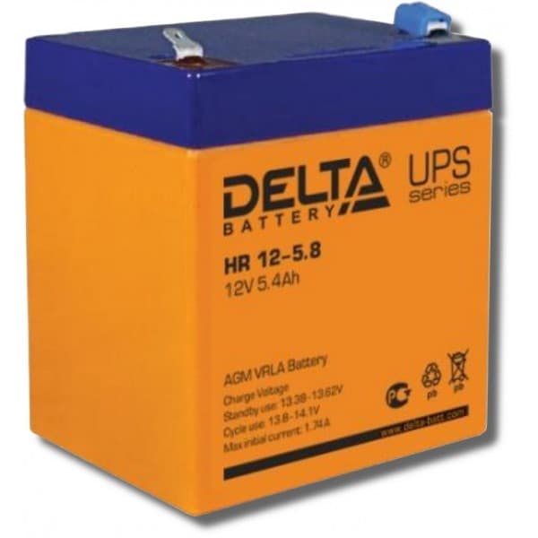 Аккумуляторная батарея Delta HR 12-5.8 — изображение 2
