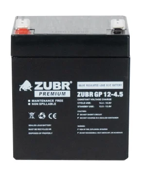 Аккумуляторная батарея для ИБП ZUBR GP12-4.5 12V4.5Ah