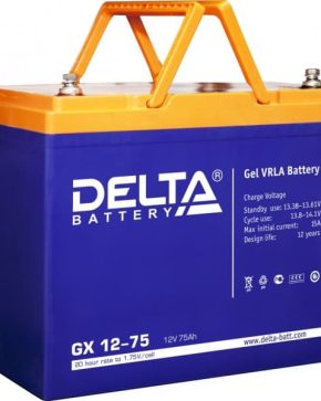 Аккумуляторная батарея Delta GX 12-75