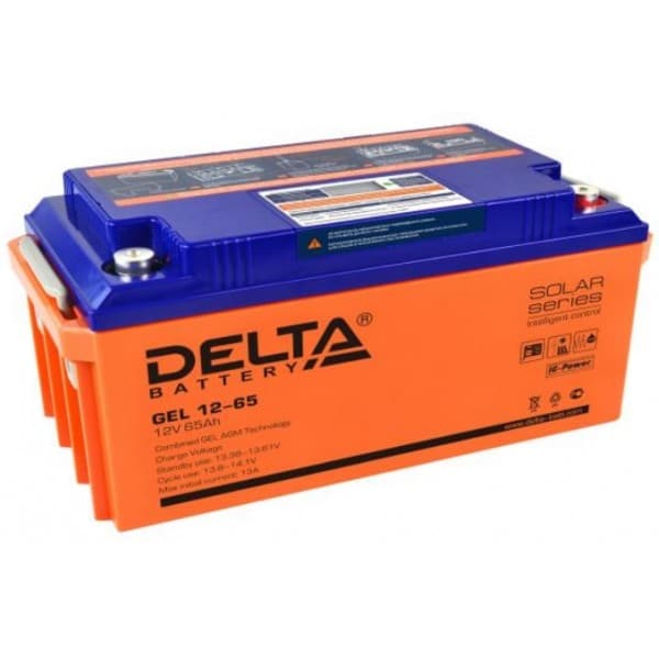 Аккумуляторная батарея Delta GEL 12-65 — изображение 2