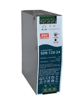 SDR-120-24 источник питания АC/DC, 230В/24В