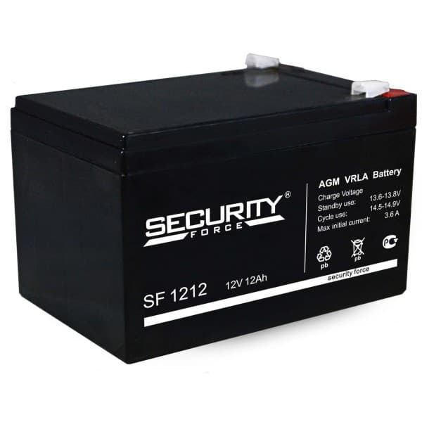 Аккумуляторная батарея Security Force SF 1212 — изображение 2