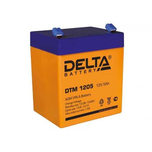 Аккумуляторная батарея Delta DTM 1205 — изображение 2