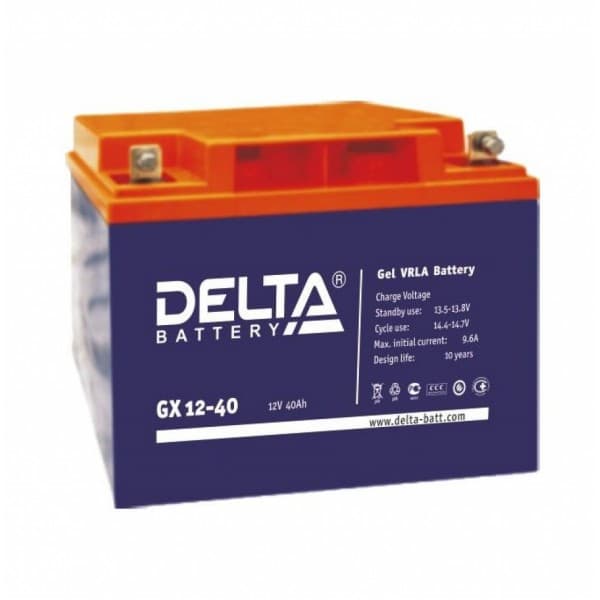Аккумуляторная батарея Delta GX 12-40 — изображение 2