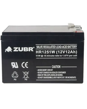 Аккумуляторная батарея для ИБП ZUBR HR12-51W 12V12Ah