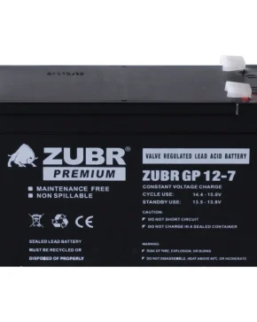 Аккумуляторная батарея для ИБП ZUBR GP12-7 12V7Ah