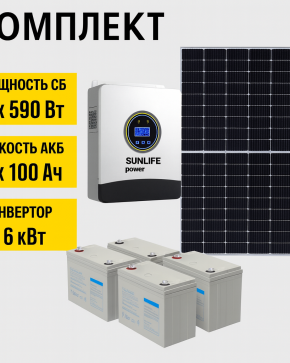 Солнечная электростанция «Дом 31 кВтч в сутки»