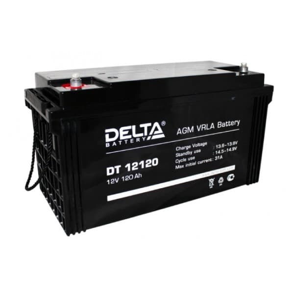 Аккумуляторная батарея Delta DT 12120 — изображение 2