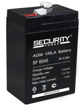 Аккумуляторная батарея Security Force SF 6045