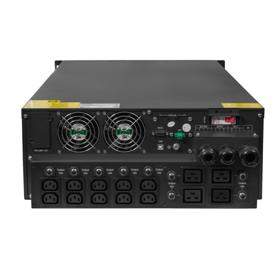 ИБП HIDEN EXPERT UDC9206S-RT (with PDU), встроенные акб в корпусе (9А/ч х 16шт),6 kVA/6 kW (PF=1) — изображение 4